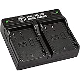 BM Premium DMW-BLK22 Dual Bay Battery Charger for Panasonic Lumix S1 II, S1R II, DC-S5, S5 II, S5 IIX, S9, G9 II, GH5 II, GH6, GH7, DMW-BG1, DMW-BGS5 Cameras - Replacement for DMW-BTC15