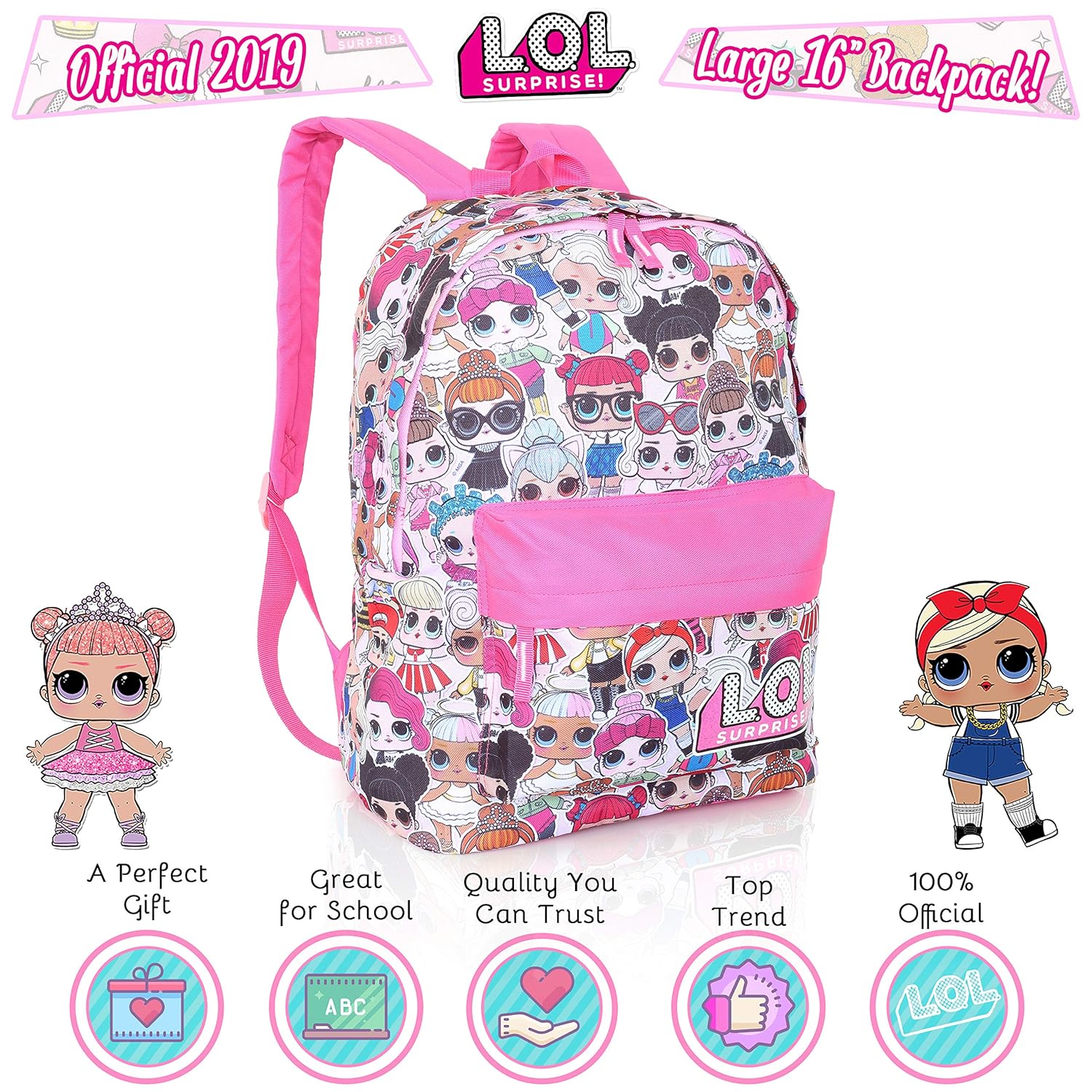 lol doll backpack