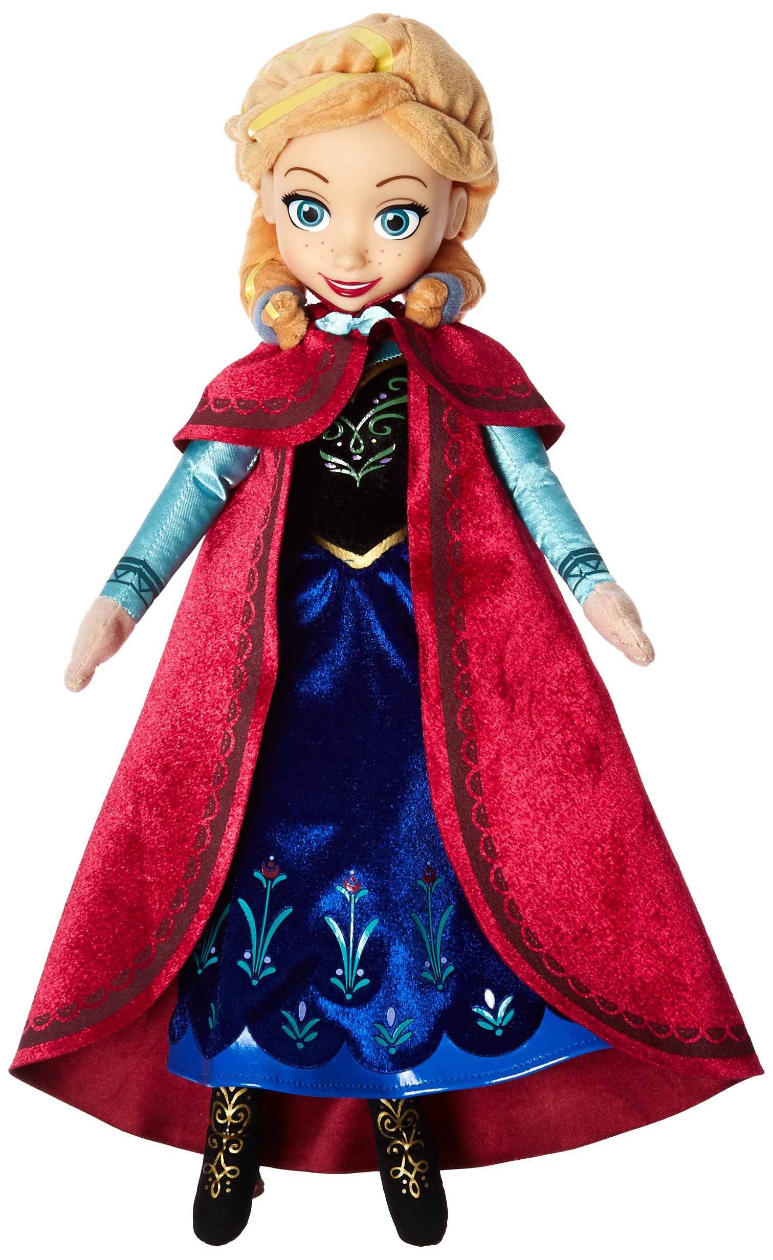 disney frozen singing anna plush doll
