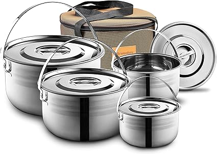 Camping Cookware Set - Compact 