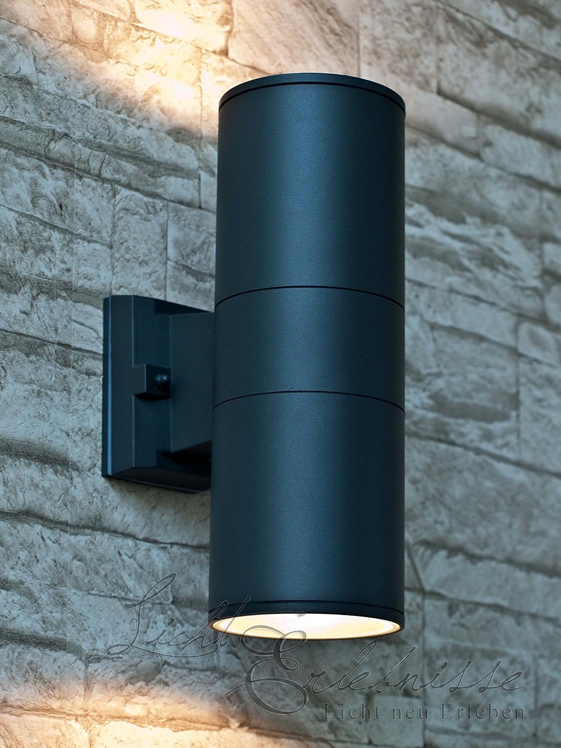 Moderne Led Aussen Wand Lampen Garten Terrasse Hof Einfahrt Beleuchtung Anthrazit
