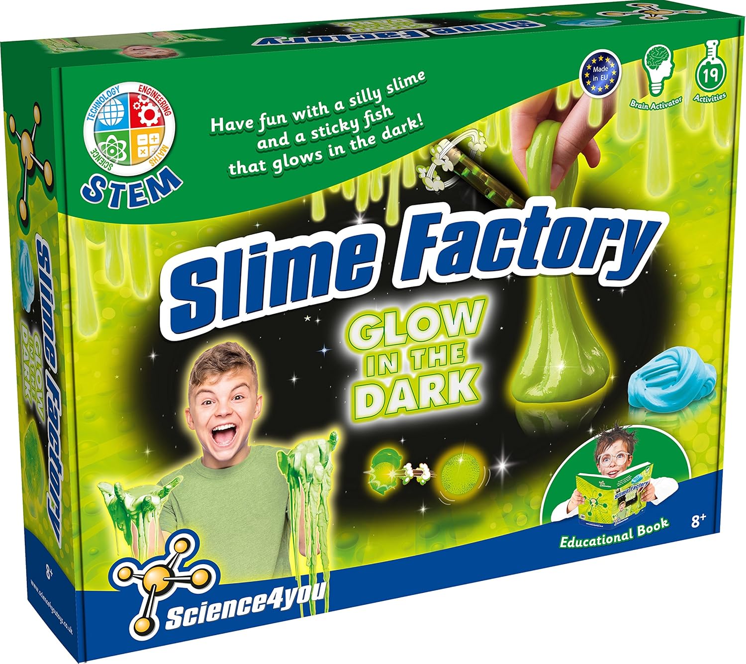 glow in the dark slime science kit