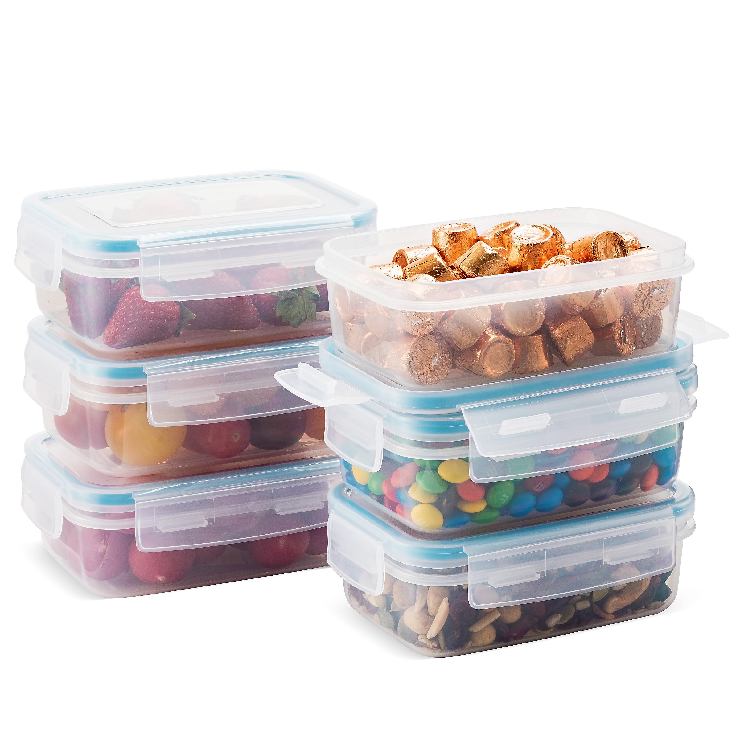 Komax Biokips Food Storage Snack Container 15oz. (set Of 6) Airtight