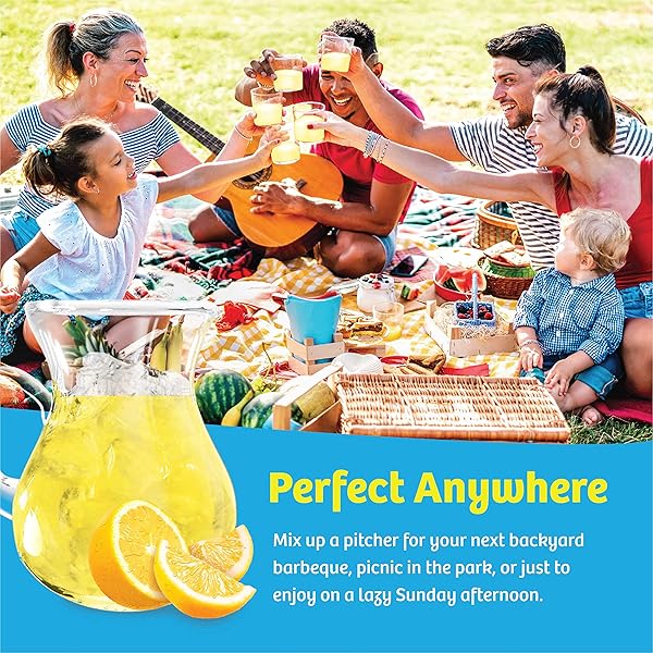 WYLER’S LIGHT PITCHER PACKS, WATER DRINK MIX, LEMONADE,6 PITCHER PACKETS