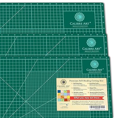 Self Healing Rotary Cutting Mat, Full 18x24, Best for Quilting Sewing | Warp-Proof &amp; Odorless (Not from China)