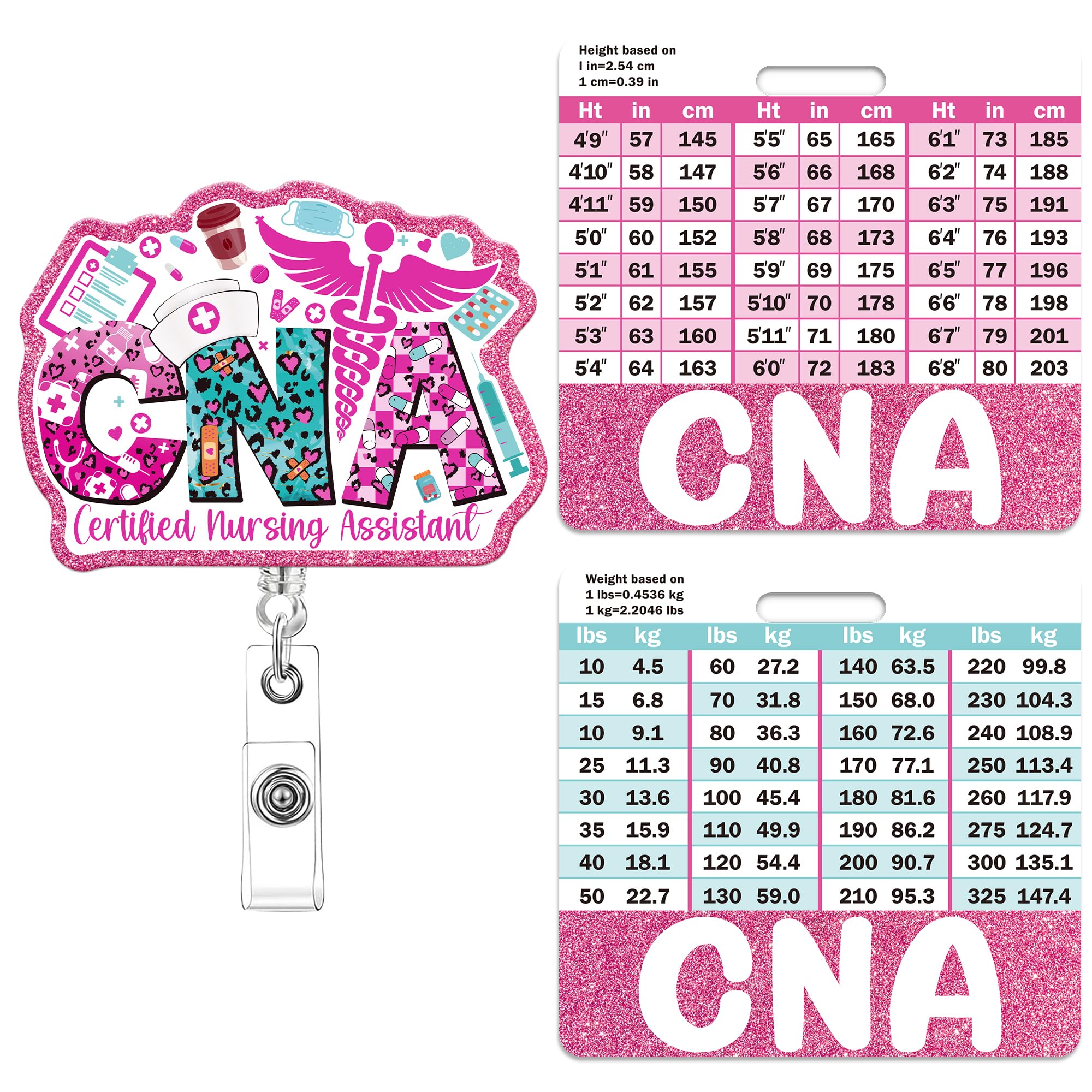 CNA Badge Reel Retractable with Buddy - Certified