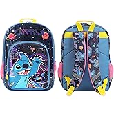Disney's Stitch Space Character 16" Kid's Backpack For School And Travel