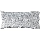 Valerian Paisley Printed Pillowcases 2-Piece Set Egyptian Quality 1500 Thread Count Timeless Classic Designs Soft and Smooth Weave, Wrinkle Resistant, Paisley King Pillowcase, Navy