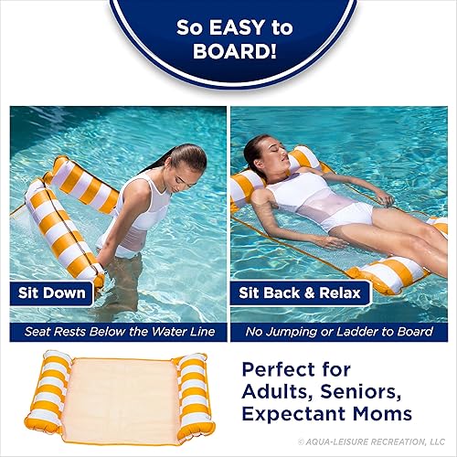 Aqua Original 4-in-1 Monterey Hammock Pool Float Water Hammock