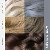PaintGlow Rebellious Colours Vegan Semi Permanent Hair Dye 100ml Silver Storm view 3