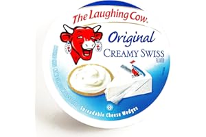 Laughing Cow Original Creamy Swiss Cheese 6 oz each (1 Item Per Order)