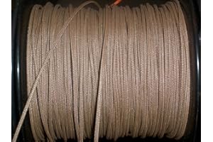 60X CUSTOM STRINGS Tan BCY #24 D Loop Rope Release Material 5'