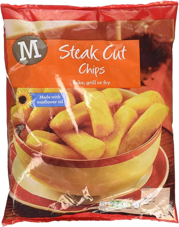 Morrisons Steak Cut Chips, 900g (Frozen) Amazon.co.uk Grocery