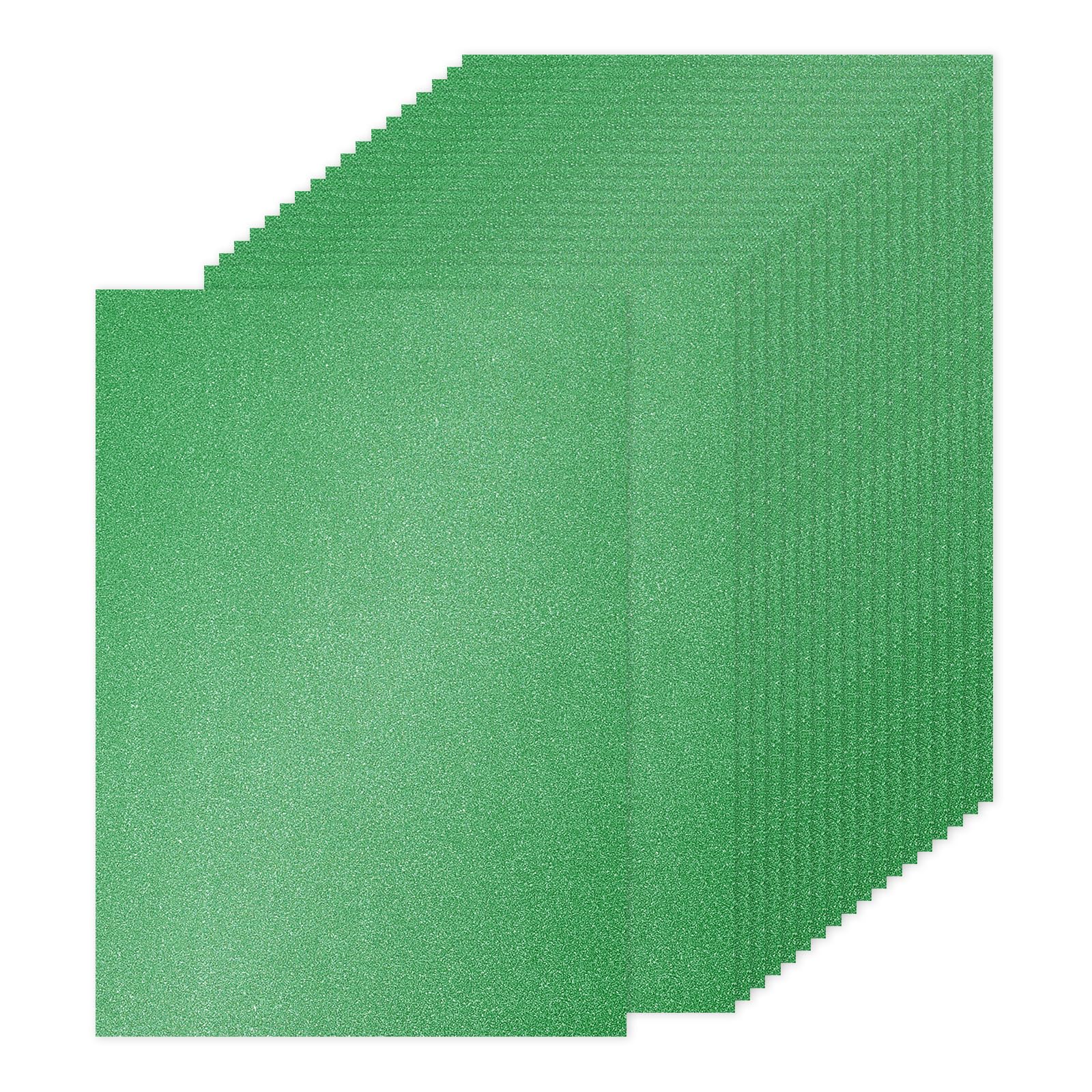 PATIKIL 60Sheets Green Glitter Cardstock Paper, A4(8.3x11.7 Inch) 250gsm Premium Sparkly Paper Craft Cardstock Paper for Scrapbook Card Making DIY Art Projects Wedding Party