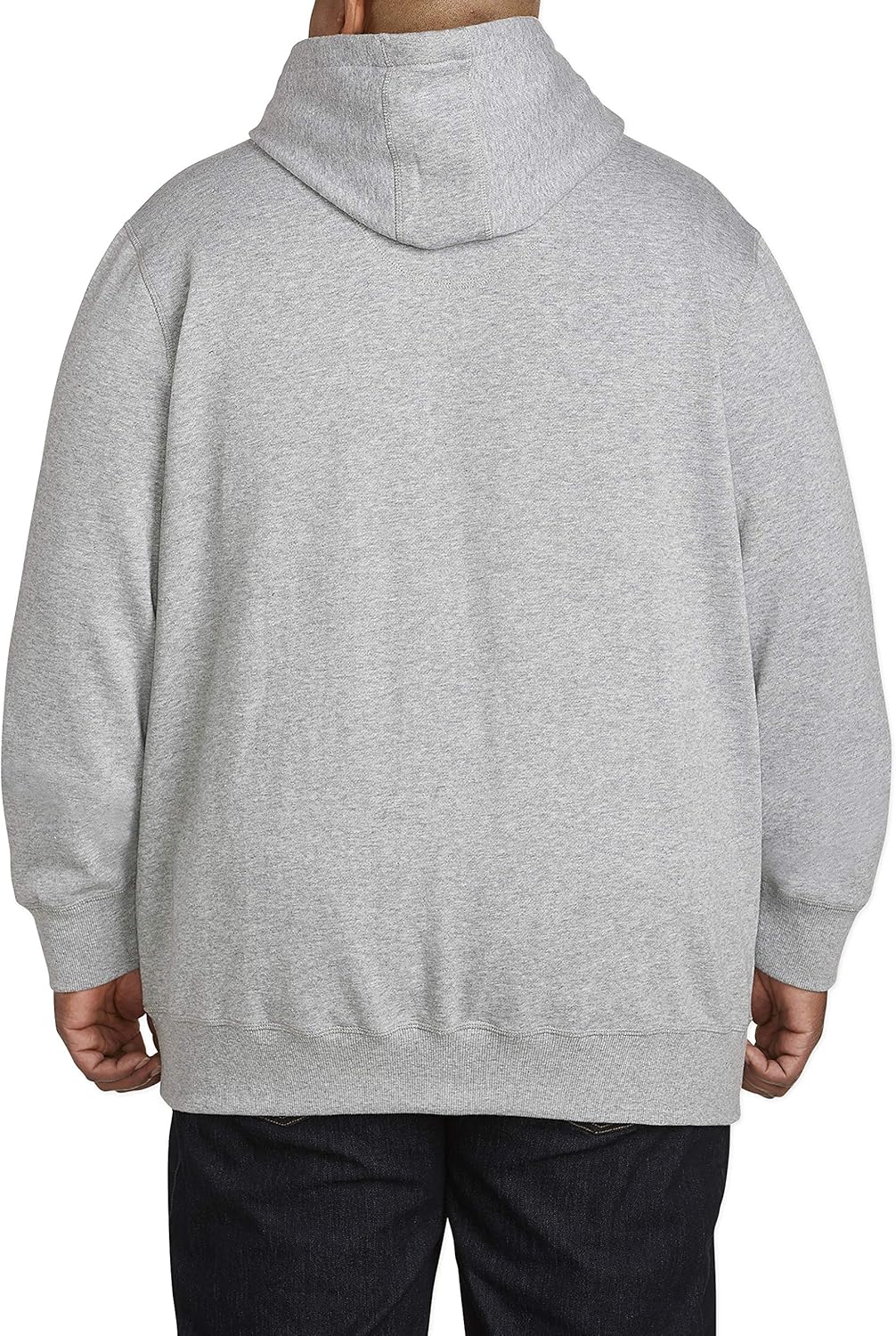  Essentials Men's Big & Tall Hooded Fleece Sweatshirt fit by DXL: Clothing