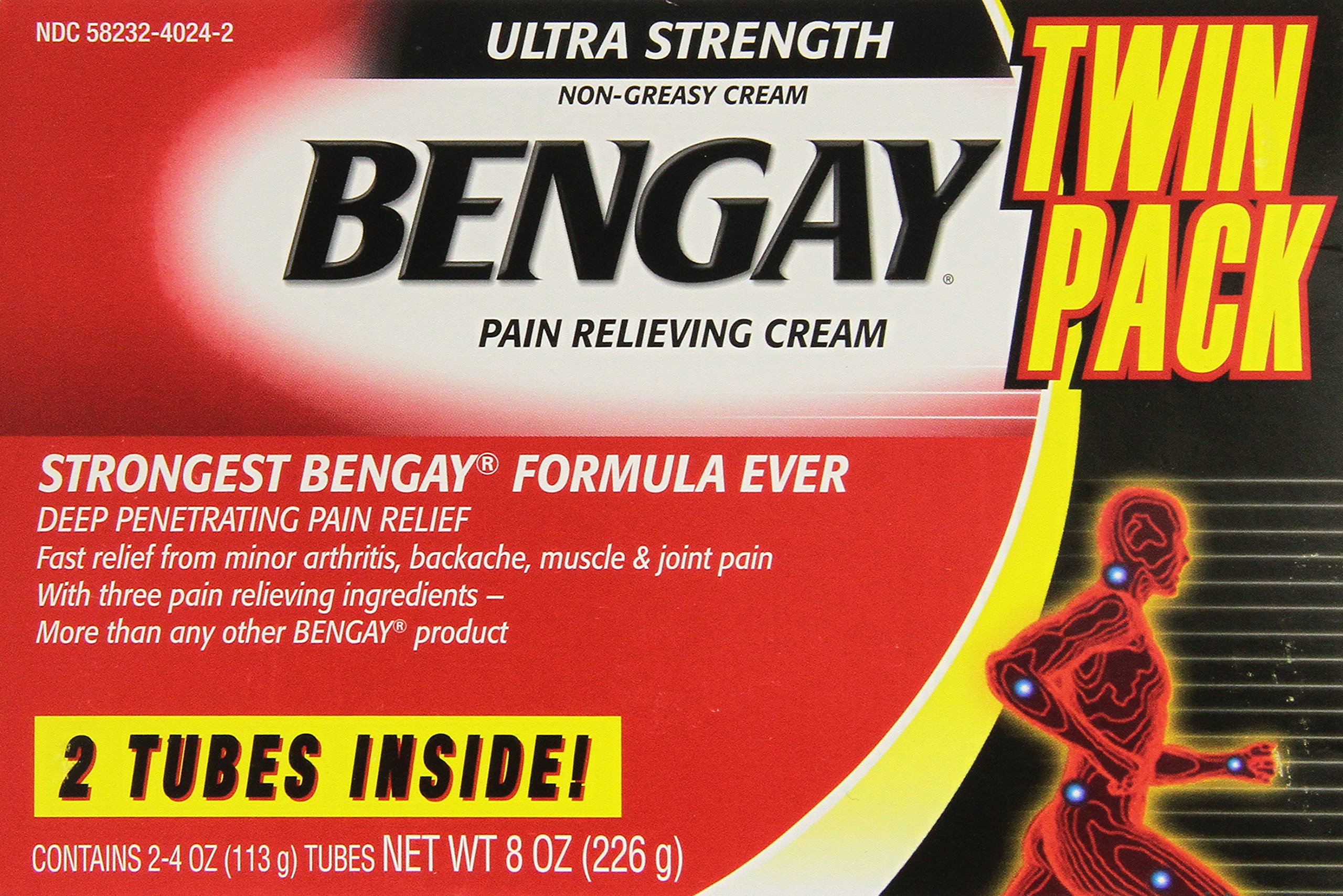 Bengay Vanishing Scent, Menthol Pain Relieving Gel, Non