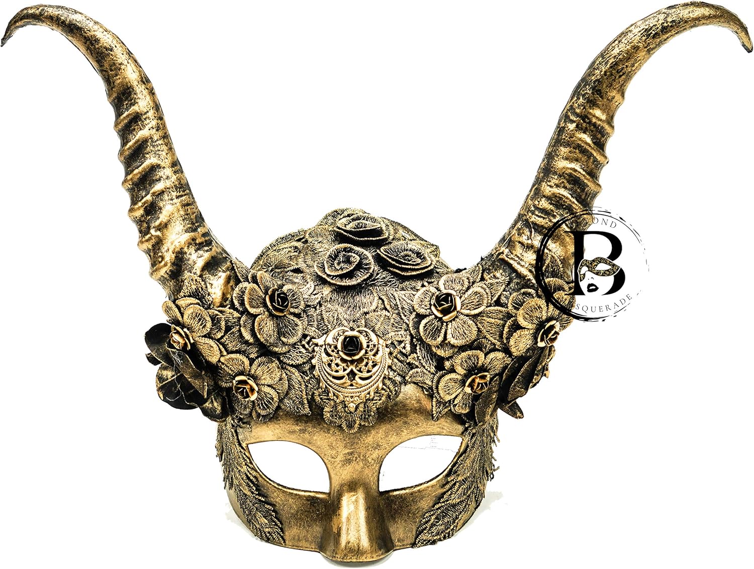 Beyond Ram Horns Masquerade Mask Goat Animal Horns Headpiece Medieval Forest Fairy