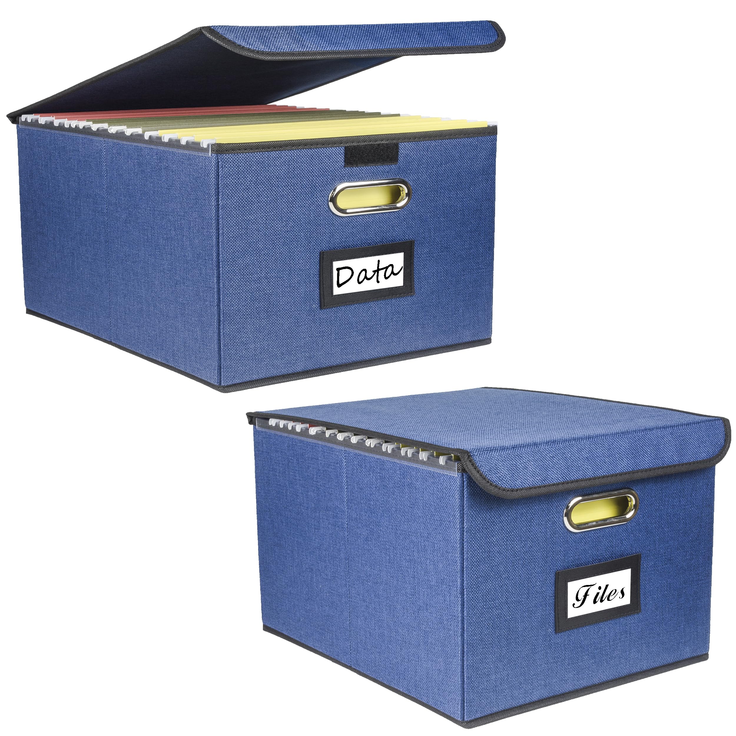 Desihum Collapsible File Organizer Box, filing