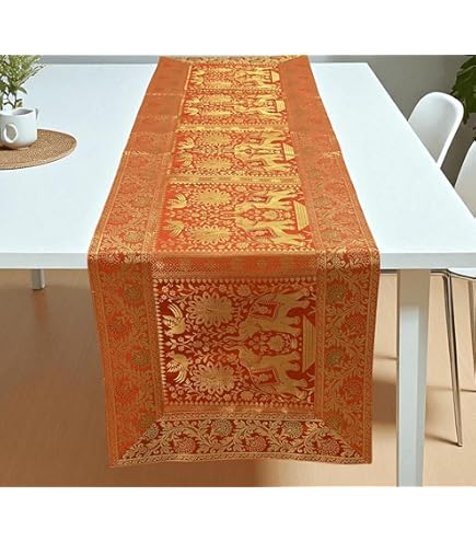Amazon.com: Treen Art Linen Indian Table Runner 20