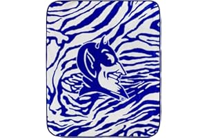 College Covers Everything Comfy Duke Blue Devils Soft Raschel Throw Blanket, 60 in by 50 in