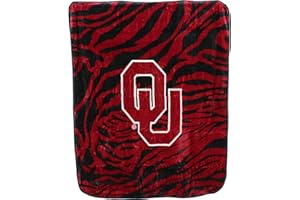 College Covers Oklahoma Sooners Raschel Throw Blanket, 60 in by 50 in