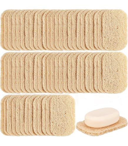 100-Pack White Soap Saver Pads - Non-Slip, Self-Draining PVC Soap Holders - View #3