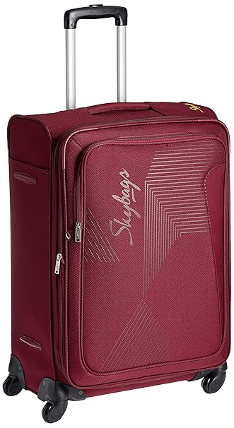Skybags Polyester 55 cms Red Softside Suitcase (STBLOW55WRD)