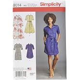 Simplicity 8014 Women's Shirt Dress Sewing Pattern, Sizes 6-14