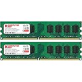 Komputerbay 4GB 2X 2GB DDR2 800MHz PC2-6300 PC2-6400 DDR2 800 (240 PIN) DIMM Desktop Memory