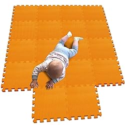 MQIAOHAM® 18 Pieces Puzzle Play Mats, Soft Baby