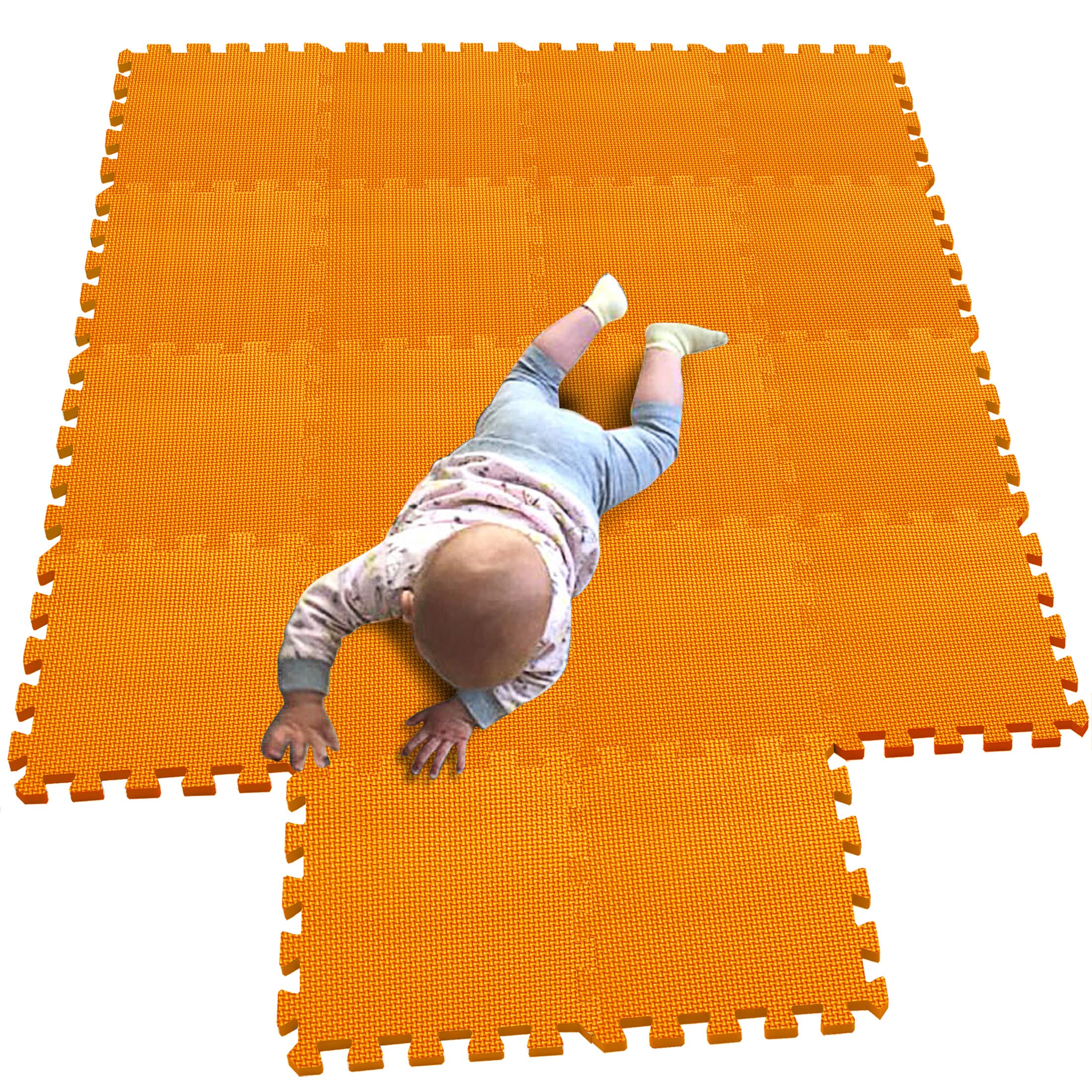 MQIAOHAM® 18 Pieces Puzzle Play Mats, Soft Baby