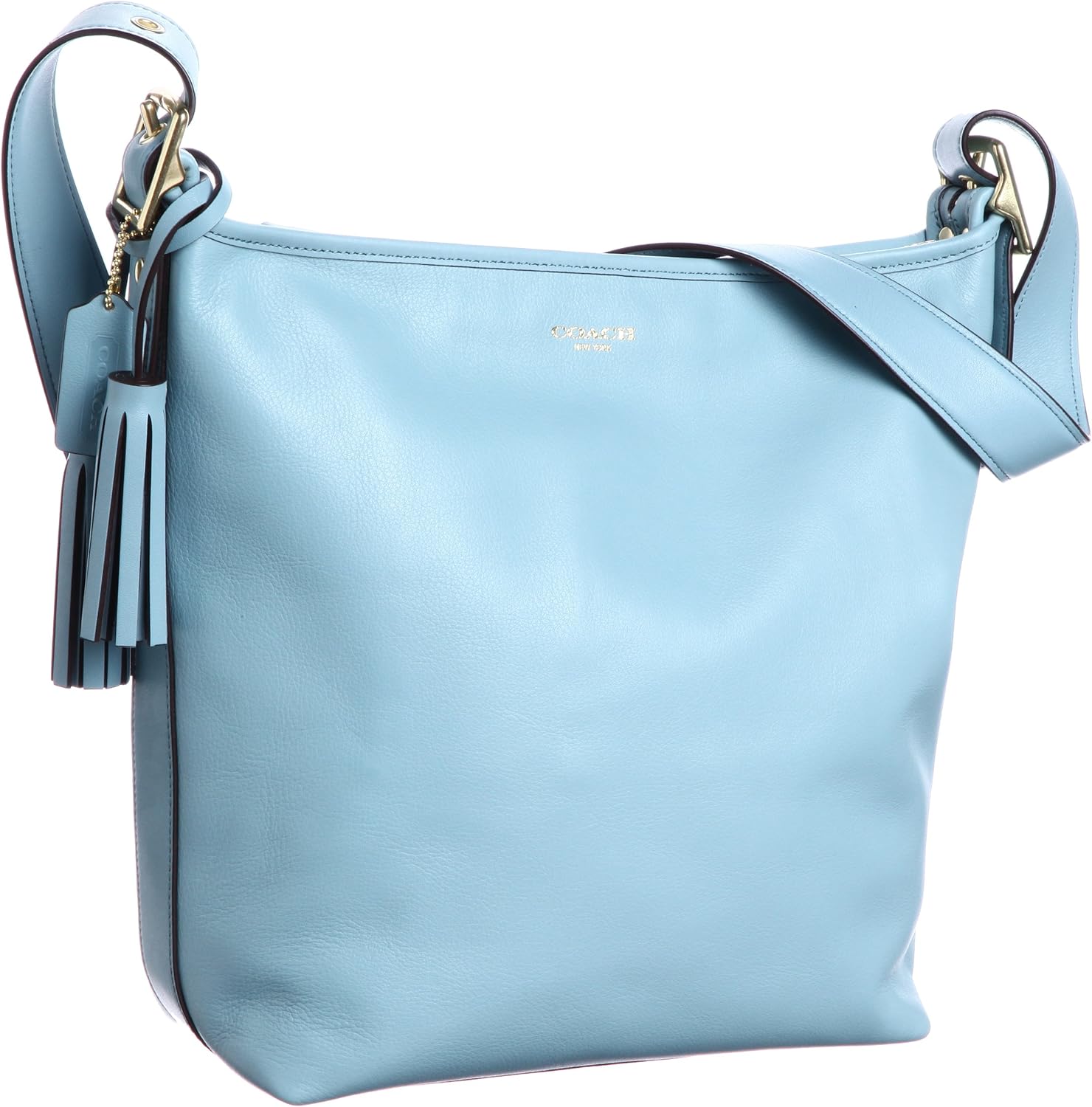 coach leather duffle shoulder bag