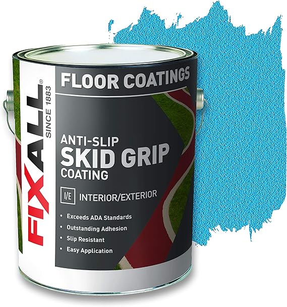 FIXALL Skid Grip AntiSlip Paint, 100 Acrylic SkidResistant Textured