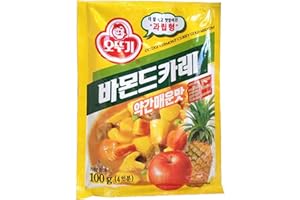 Ottogi Vermont Curry Gold (Medium Hot) 바몬드카레 골드 약간매운맛 100g (3.53oz)