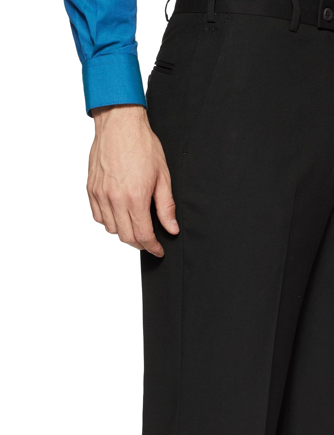 park avenue men's slim fit formal trousers