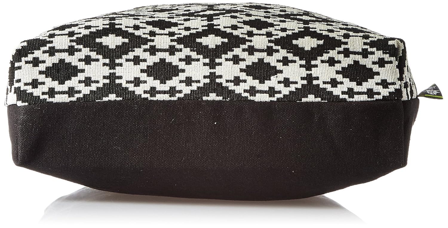 kanvas katha women's jacquard tote (kkjb004)