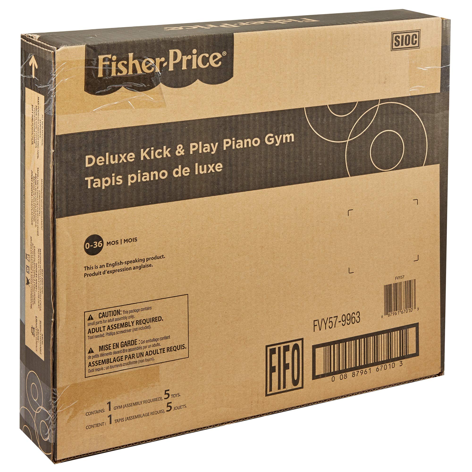 Fisher-Price Deluxe Kick ‘n Play Piano Gym, Pink – Sarabiz Online Shopping