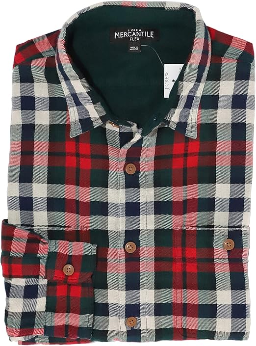 j crew slim fit flannel