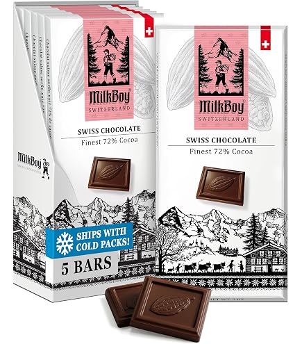 Amazon.com : MilkBoy Swiss Milk Chocolate Bars with Caramel Sea