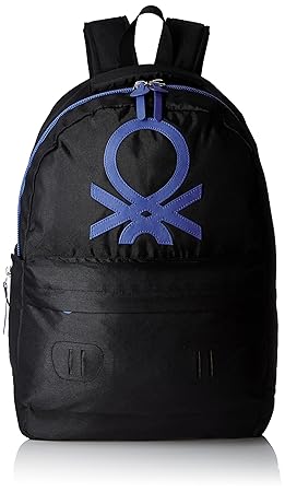 United Colors of Benetton 15 Ltrs Black Casual Backpack(17A6BKPK0L19I)