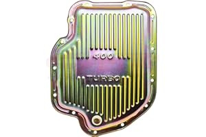 CFR PERFORMANCE Compatible/Replacement for CHEVY/GM TURBO TH-400 STEEL TRANSMISSION PAN - ZINC