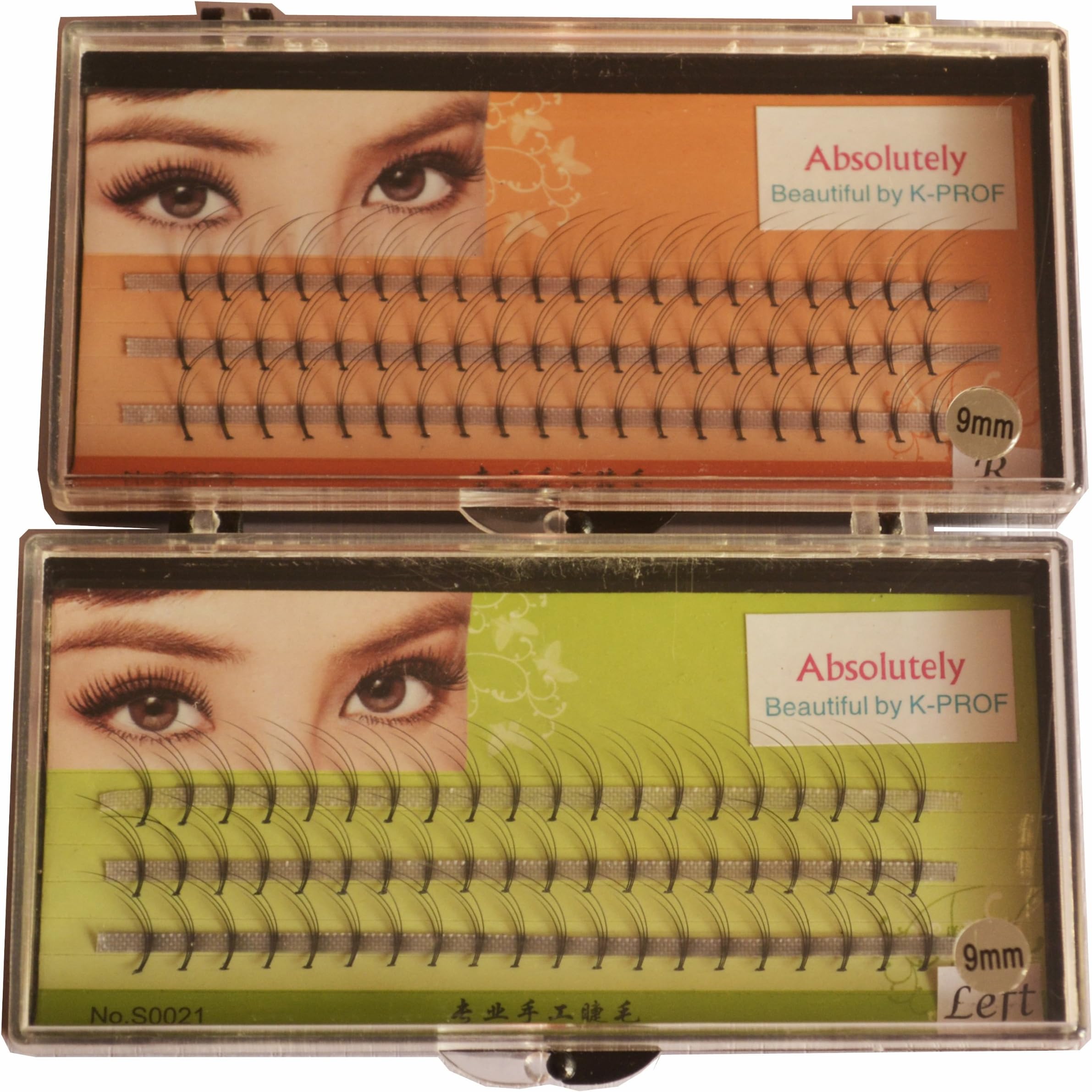Absolutely Beautiful by K-Prof - Eyelashes - 9mm (Left and right packs)