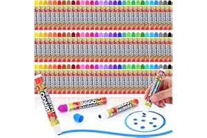Crtiin 90 Pack Assorted Colors Set of Bingo Daubers Dot Markers Bulk Bingo Supplies in 30 Colors Art Markers Paint Craft Ideal for Art and Crafts Painting Supplies Drawing Coloring Party Favors