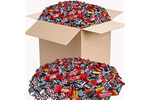 PARTYPOM HERSHEY'S Chocolate Candy Bulk Mix, 5 Lbs Large Assortment of Milk Chocolate Candy, HERSHEY'S Miniatures, Assorted Hershey's Kisses, KITKAT Wafers, for Valentines Day Gift Bags, Candy Bowls, Parties