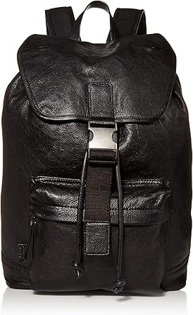 frye black backpack