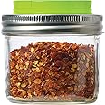 Jarware Spice Lid for Regular Mouth Mason Jars, Green
