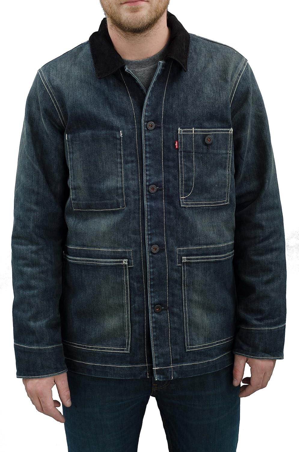 Levi's Skate â Jacket Lined Chore Coat â Size: One Size - -: Amazon.co.uk: Clothing