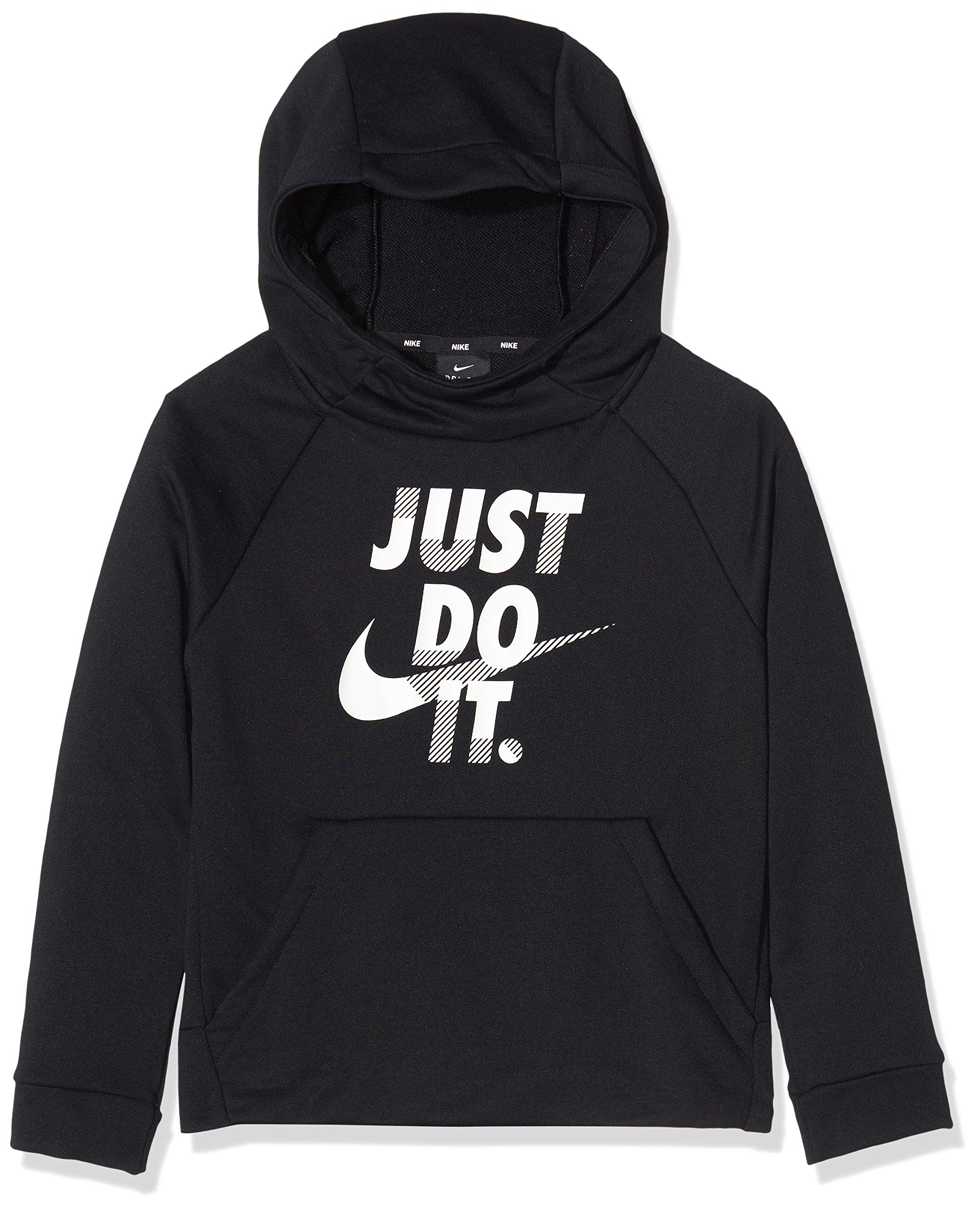 Nike Kids Dry GFX Po Hoodie - Black/White, X-Small