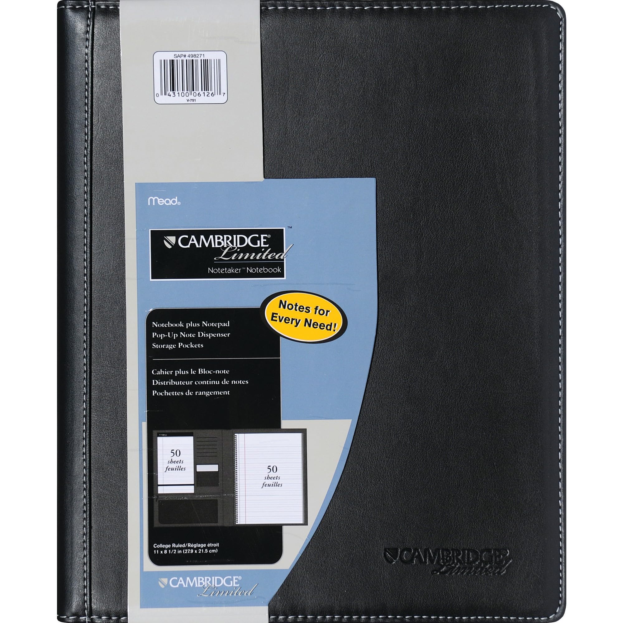 Cambridge Mead Limited NoteTaker Notebook (06126)