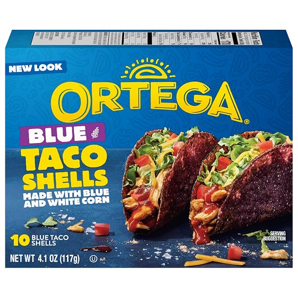 ORTEGA TACO SHELLS, BLUE CORN, 4.1 OUNCE, 10...